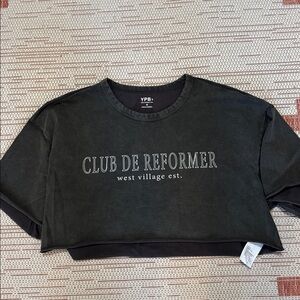 Abercrombie YPB Heavyweight Cotton Cropped Tee, Small